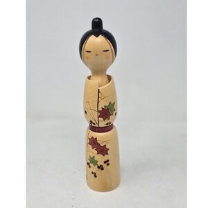 Vtg Kokeshi by Sekiguchi Toa "kyōshū/Nostalgia" Japanese wood figurine